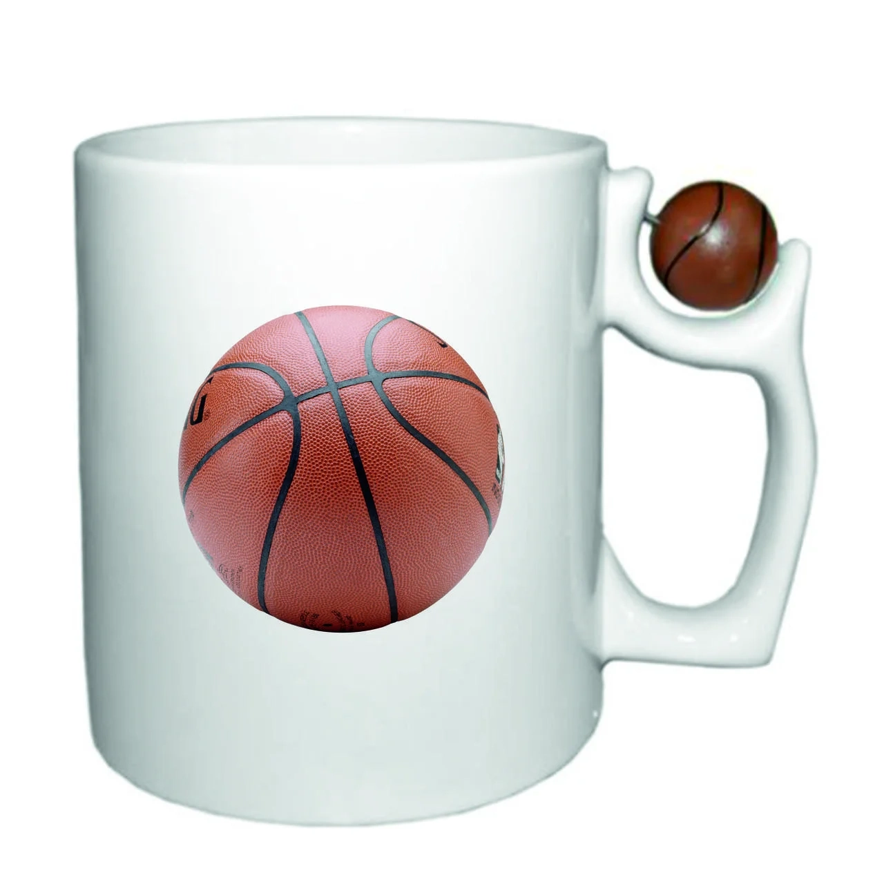 Купить Печать на кружке с баскетбольным мячом - фото 